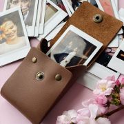 Leather pouch for Instax Mini prints