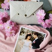 Wild Paper pouch with button for 4×6″ prints