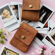 Leather pouch for Instax Mini prints