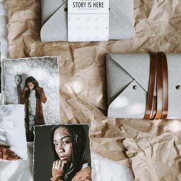 Wild Paper | stripe closing | size L | 15x23cm | 6×9″ | vegan fabric envelope for prints | handmade photography pouch
