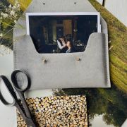 Simple Velvet pouch for 5×7” prints