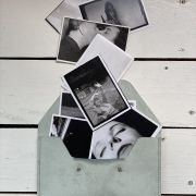 Simple Velvet pouch for 5×7” prints