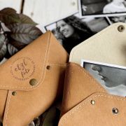 Wild Paper pouch with button for 4×6″ prints