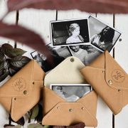 Wild Paper pouch with button for 5×7″ prints