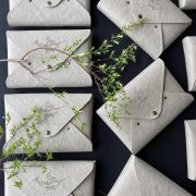 Wild Paper pouch with button for 5×7″ prints