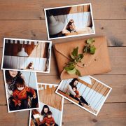 Wild Paper pouch with button for 4×6″ prints