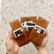Leather pouch for Instax Wide prints