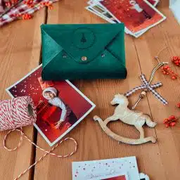 Velvet Envelopes for 4×6 inch prints: Embrace the Magic of Christmas with cozy velvet pouch and festive motives | Perfect holiday gift idea