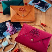 Velvet Envelopes for 4×6 inch prints: Embrace the Magic of Christmas with cozy velvet pouch and festive motives | Perfect holiday gift idea
