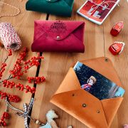 Velvet Envelopes for 4×6 inch prints: Embrace the Magic of Christmas with cozy velvet pouch and festive motives | Perfect holiday gift idea