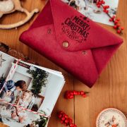 Velvet Envelopes for 4×6 inch prints: Embrace the Magic of Christmas with cozy velvet pouch and festive motives | Perfect holiday gift idea